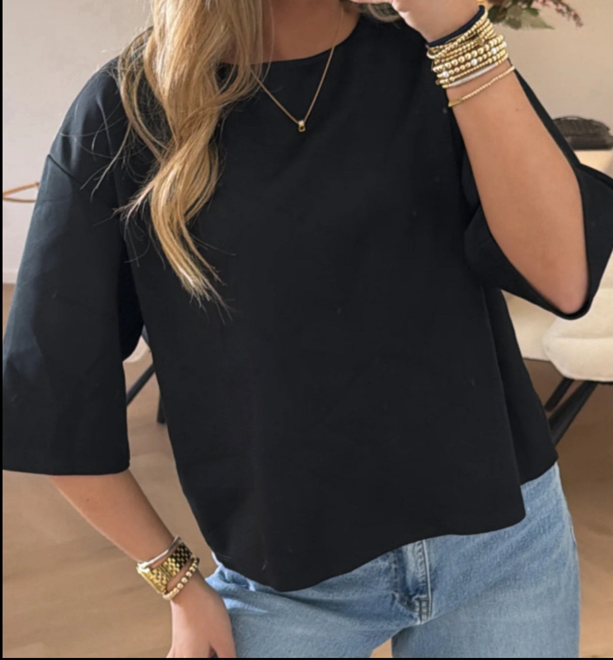 basic tee | zwart