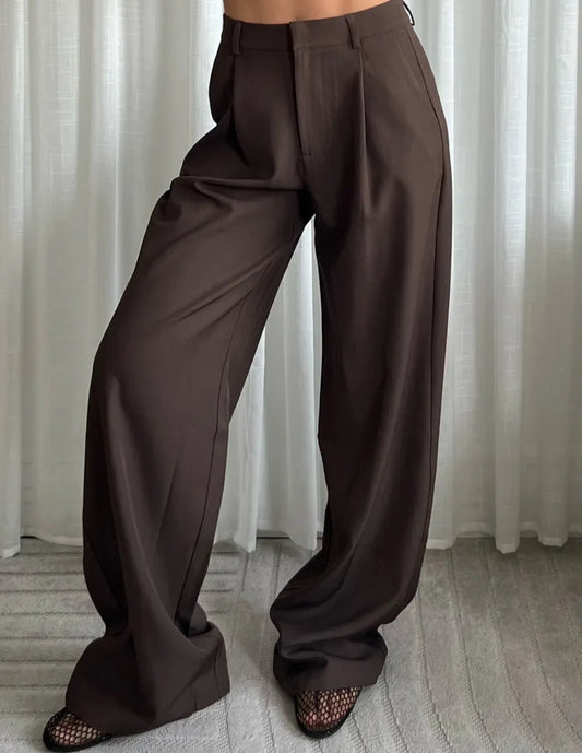 lena pantalon | bruin