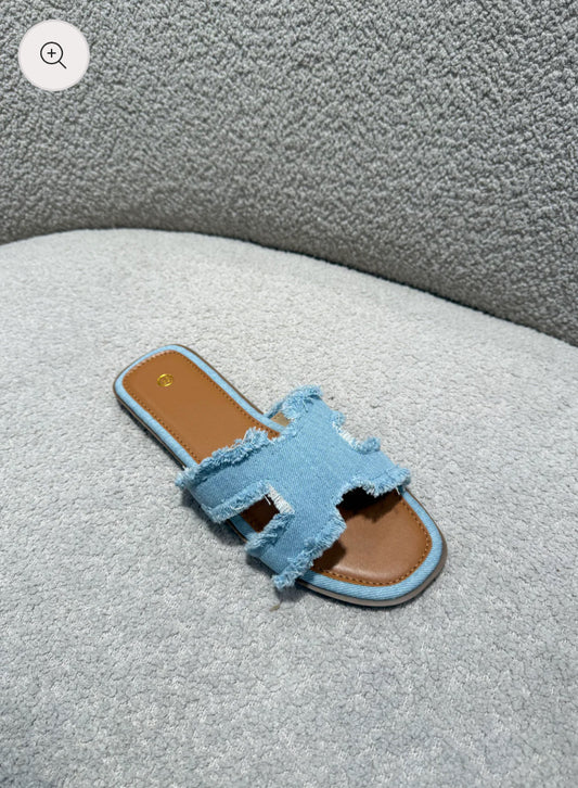 bibi slippers | denim
